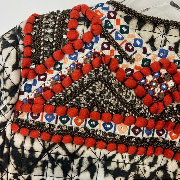 Isabel Marant x H&M embroidered beaded jacket 4 - Picture 10 of 11